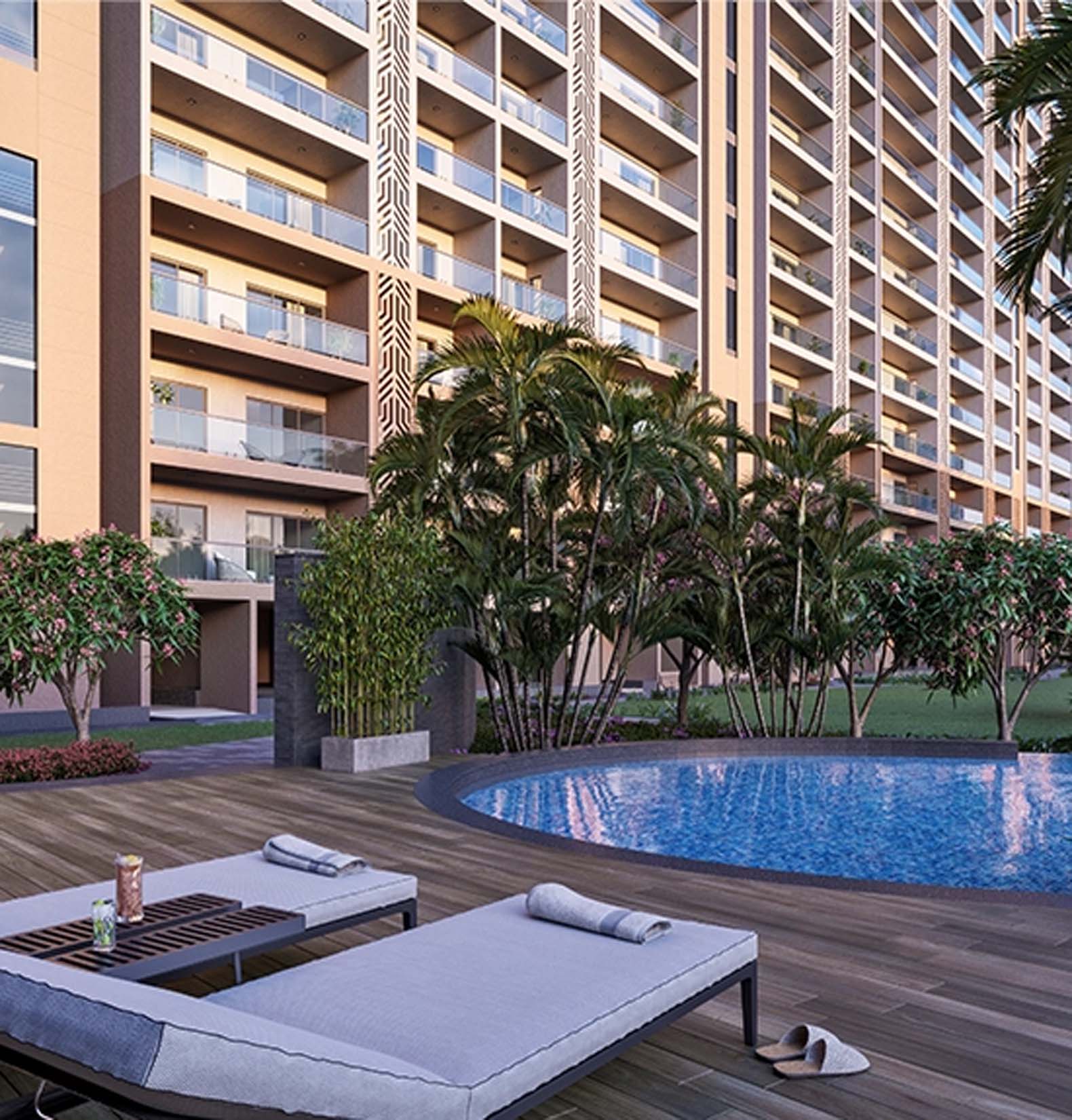 M3M The Cullinan Sector 94 Noida infinity swimming pool